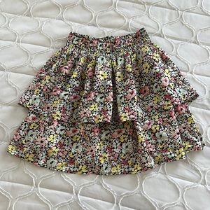 floral skirt